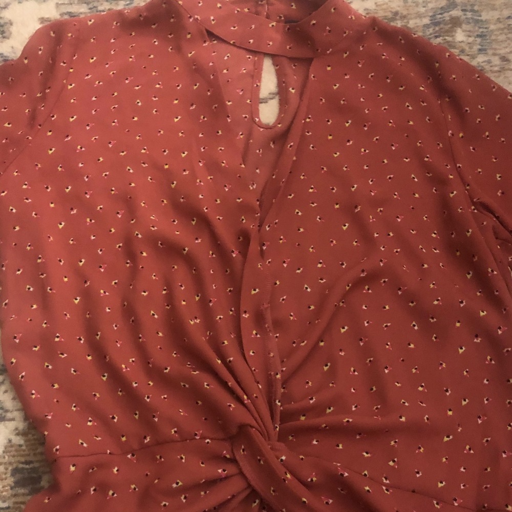 Brand-new pink blouse